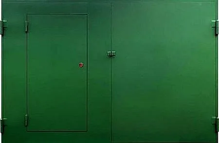 Распашные ворота Commander-2 (Нитроэмаль) - внешняя сторона